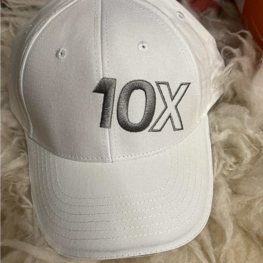 New Original Dassault Falcon Jet 10X  white  Embroidered Adjustable Hat Cap